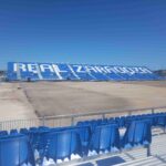 Gradas del Estadio temporal del Real Zaragoza